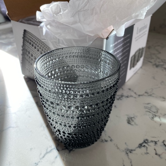 Shannon by Godinger Lumina Double Old Fashioned Glasses, Set of 4, NWT - Picture 2 of 5